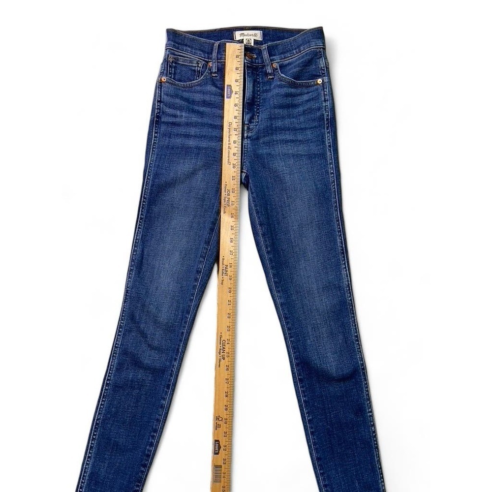 Madewell 10" High Rise Skinny Jeans Smithley Wash - Picture 7 of 10